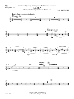 Sleep von Eric Whitacre (Download) 