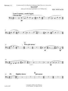 Sleep von Eric Whitacre (Download) 