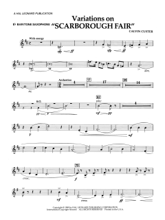 Variations On Scarborough Fair von Calvin Custer (Download) 