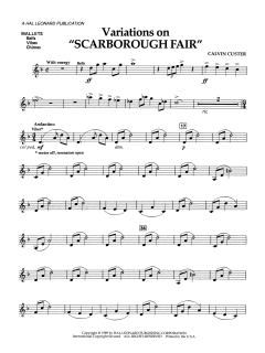 Variations On Scarborough Fair von Calvin Custer (Download) 