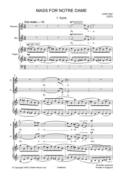 Mass For Notre-Dame von Judith Weir (Download) 