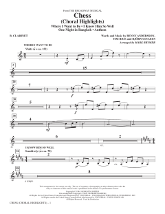 Chess (Choral Highlights) von Tim Rice (Download) 