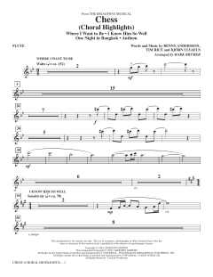 Chess (Choral Highlights) von Tim Rice (Download) 