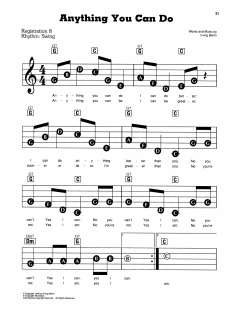 Anything You Can Do von Irving Berlin (Download) 