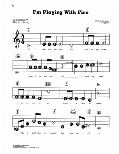 I'm Playing With Fire von Irving Berlin (Download) 