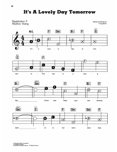 It's A Lovely Day Tomorrow von Irving Berlin (Download) 