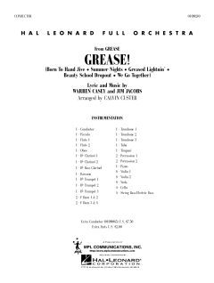Grease! von Warren Casey (Download) 