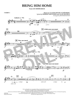 Bring Him Home von Alain Boublil (Download) 