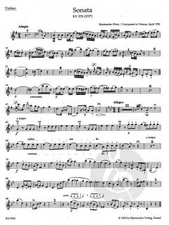 Sämtliche Werke für Klavier und Violine Band 2 von Wolfgang Amadeus Mozart im Alle Noten Shop kaufen