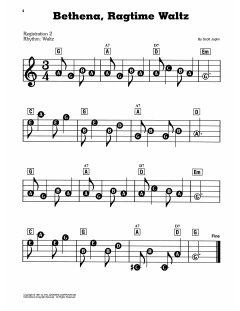Bethena (Ragtime Waltz) von Scott Joplin (Download) 