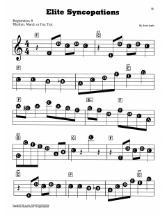 Elite Syncopations von Scott Joplin (Download) 