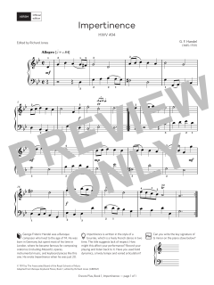 Impertinence, HWV 494 von Georg Friedrich Händel (Download) 