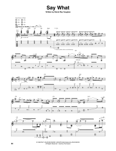 Say What von Stevie Ray Vaughan (Download) 