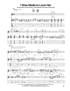 I Was Made To Love Her von Stevie Wonder (Download) 