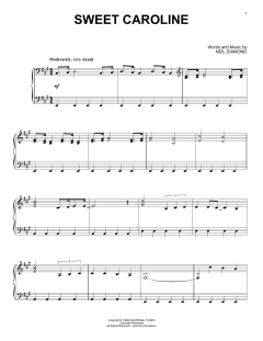 Sweet Caroline von Neil Diamond (Download) 