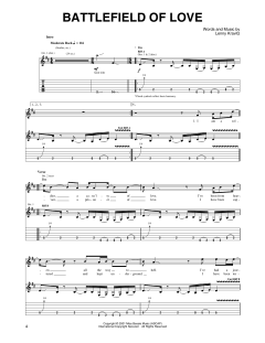 Battlefield Of Love von Lenny Kravitz (Download) 