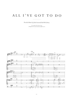All I've Got To Do von The Beatles (Download) 