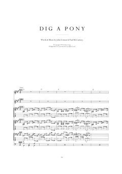 Dig A Pony von The Beatles (Download) 