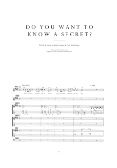 Do You Want To Know A Secret? von The Beatles (Download) 