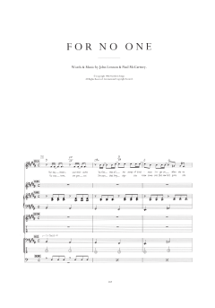 For No One von The Beatles (Download) 