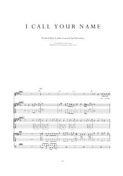 I Call Your Name von The Beatles (Download) 