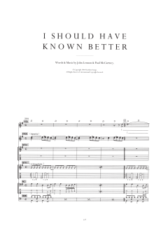 I Should Have Known Better von The Beatles (Download) 