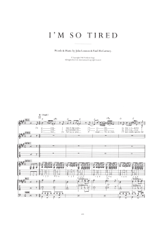 I'm So Tired von The Beatles (Download) 