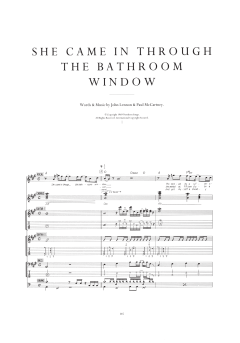She Came In Through The Bathroom Window von The Beatles (Download) 