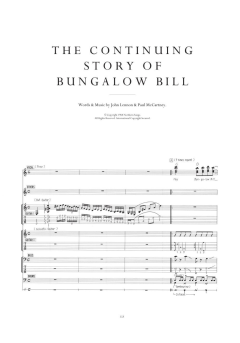 The Continuing Story Of Bungalow Bill von The Beatles (Download) 