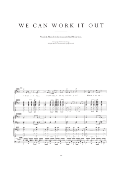 We Can Work It Out von The Beatles (Download) 