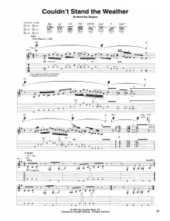 Couldn't Stand The Weather von Stevie Ray Vaughan (Download) 
