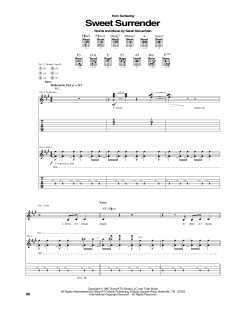 Sweet Surrender von Sarah McLachlan (Download) 