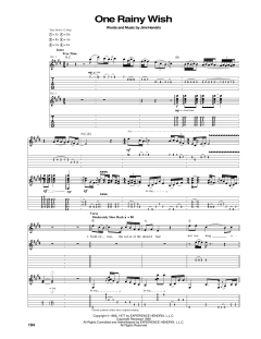 One Rainy Wish von Jimi Hendrix (Download) 