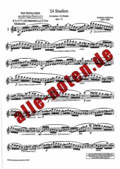 24 Studien op. 21 von Joachim Andersen 