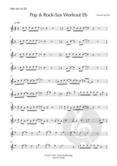 Pop- & Rock-Sax - Workout Nr. 4 von Gernot Dechert 