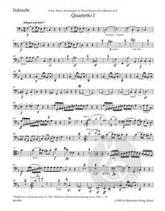 Streichquartette op. 18 von Ludwig van Beethoven im Alle Noten Shop kaufen (Stimmensatz)