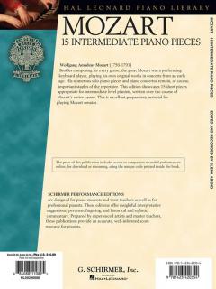 15 Intermediate Piano Pieces von Wolfgang Amadeus Mozart 