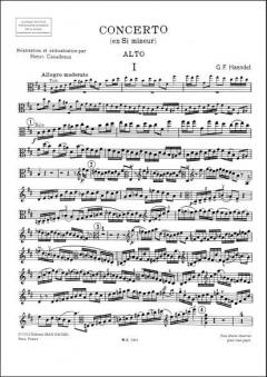Concerto h-Moll von Georg Friedrich Händel 
