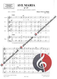 Ave Maria Nr. 17 (Hector Villa-Lobos) 