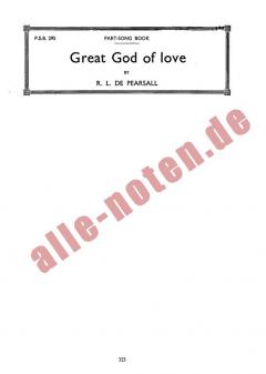 Great God Of Love von Robert Pearsall 