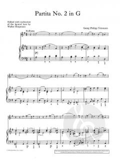 Partita Nr. 2 G-Dur TWV 41:G2 von Georg Philipp Telemann 