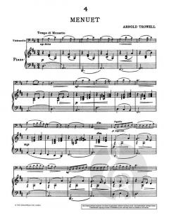12 Morceaux faciles op. 4 Band 2 von Arnold Trowell 