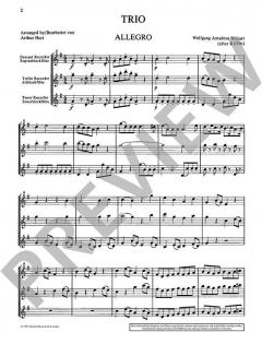 Trio von Wolfgang Amadeus Mozart 