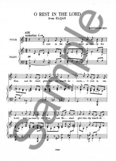 O Rest In The Lord von Felix Mendelssohn Bartholdy 