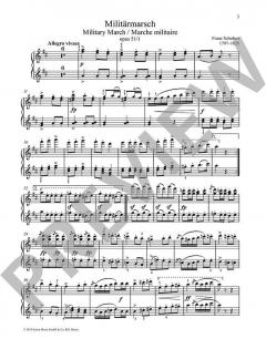 Militärmarsch D-Dur op. 51/1 D 733/1 von Franz Schubert 