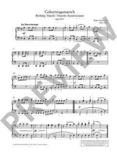 Geburtstagsmarsch op. 85/1 von Robert Schumann 