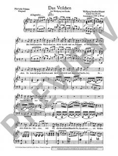 Das Veilchen KV 476 von Wolfgang Amadeus Mozart 