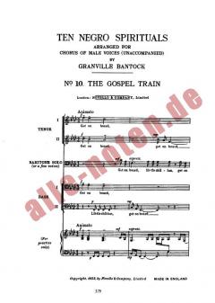Granville Bantock No.10 Gospel Train 