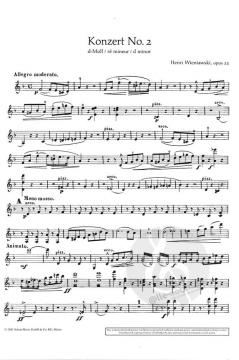 Konzert Nr. 2 d-Moll op. 22 von Henryk Wieniawski 