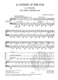 The Three Cornered Hat von Manuel de Falla 
